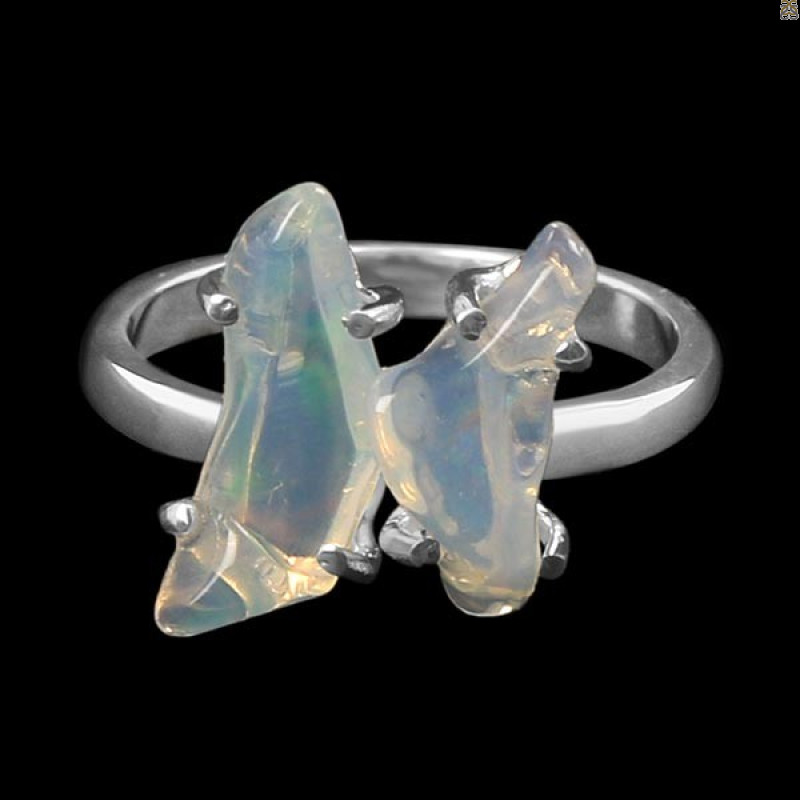 Opal Polished Nugget Ring-R-Size-8 OPL-2-260