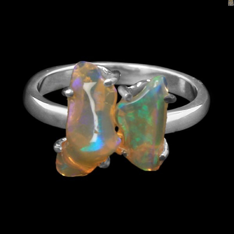 Opal Polished Nugget Ring-R-Size-8 OPL-2-264