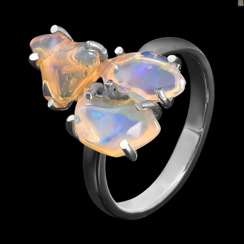 Opal Polished Nugget Ring-R-Size-6 OPL-2-280