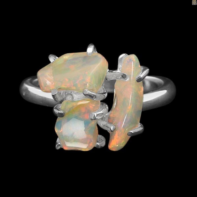 Opal Polished Nugget Ring-R-Size-8 OPL-2-316