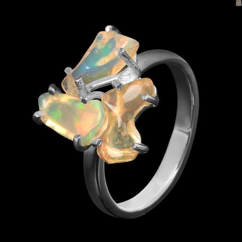 Opal Polished Nugget Ring-R-Size-8 OPL-2-327