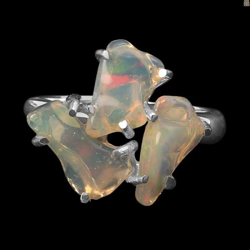 Opal Polished Nugget Ring-R-Size-8 OPL-2-328