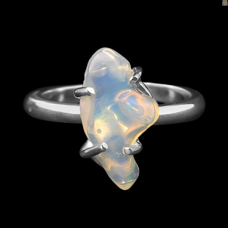 Opal Polished Nugget Ring-R-Size-8 OPL-2-346