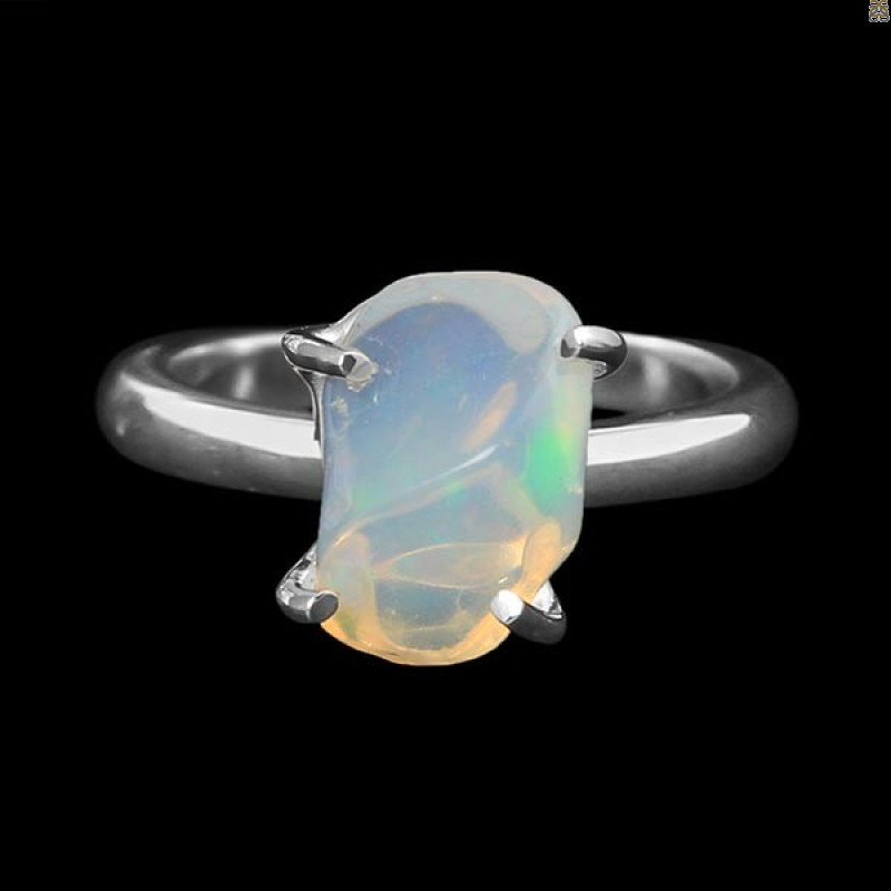 Opal Polished Nugget Ring-R-Size-8 OPL-2-353