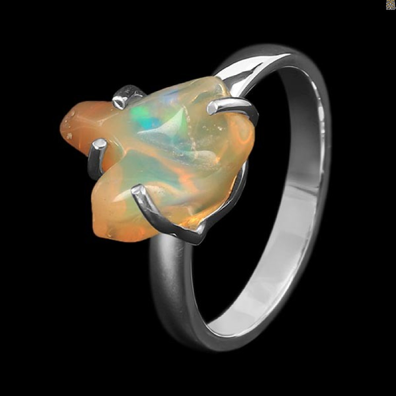 Opal Polished Nugget Ring-R-Size-8 OPL-2-358