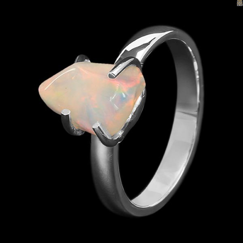 Opal Polished Nugget Ring-R-Size-8 OPL-2-359