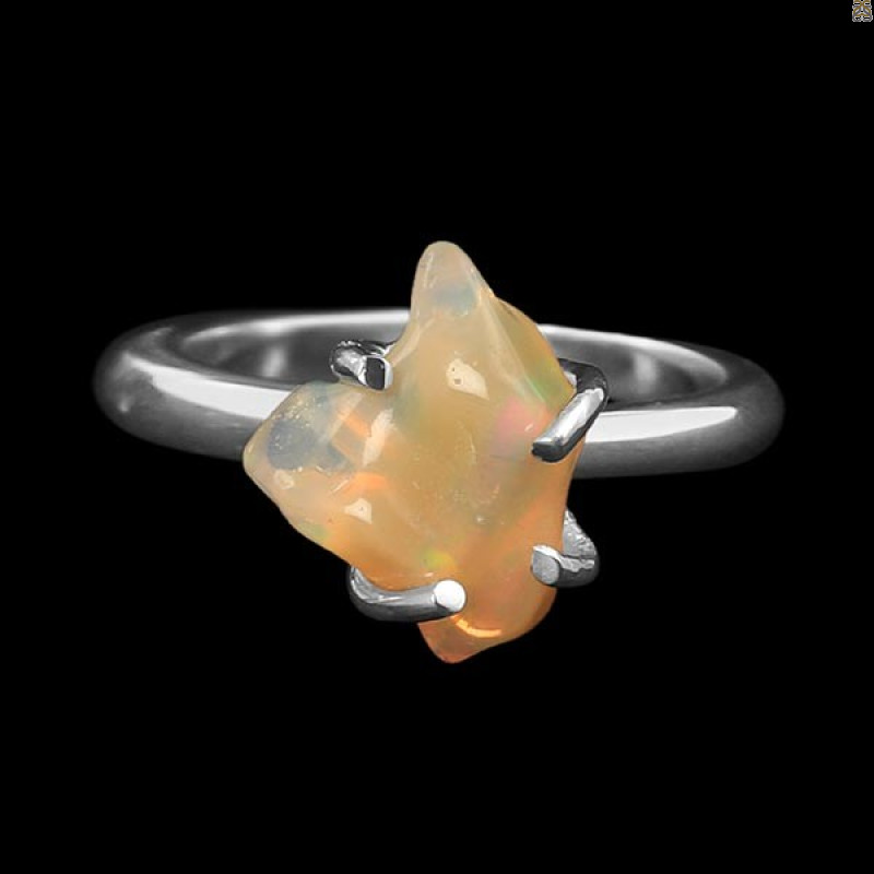 Opal Polished Nugget Ring-R-Size-8 OPL-2-362