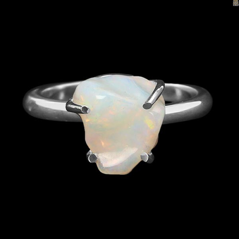 Opal Polished Nugget Ring-R-Size-8 OPL-2-364