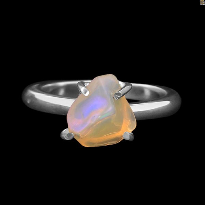 Opal Polished Nugget Ring-R-Size-8 OPL-2-366