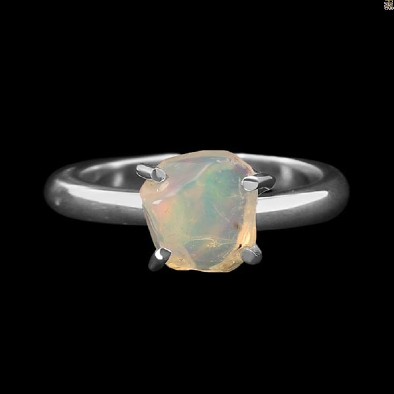 Opal Polished Nugget Ring-R-Size-8 OPL-2-369