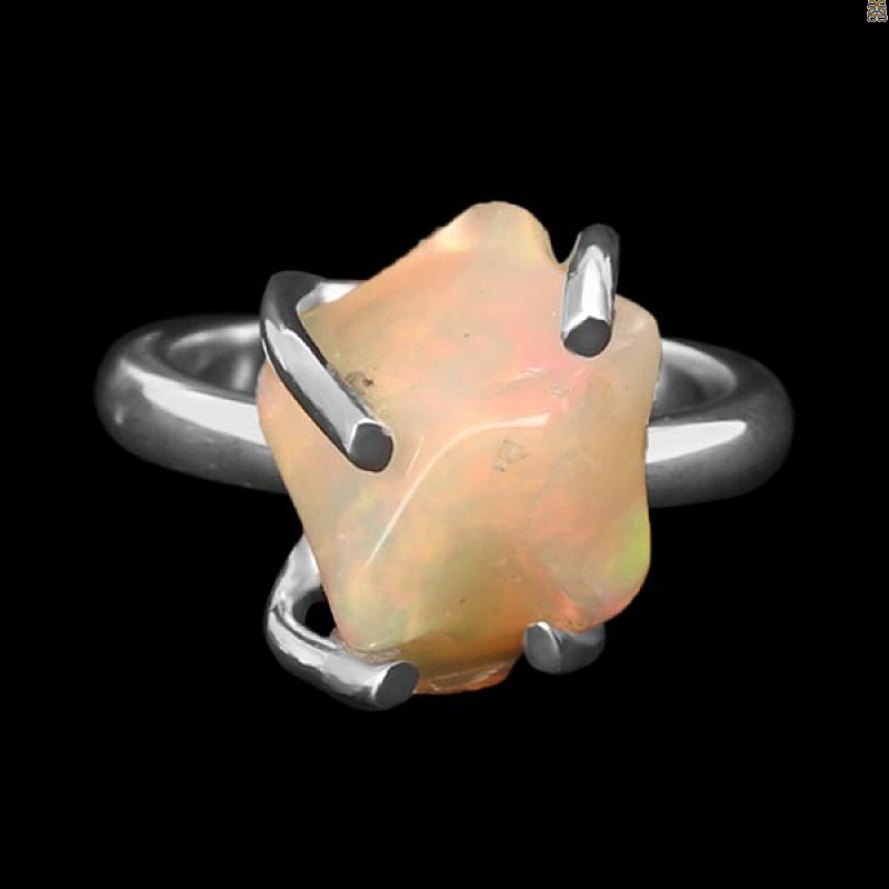 Opal Polished Nugget Ring-R-Size-8 OPL-2-400