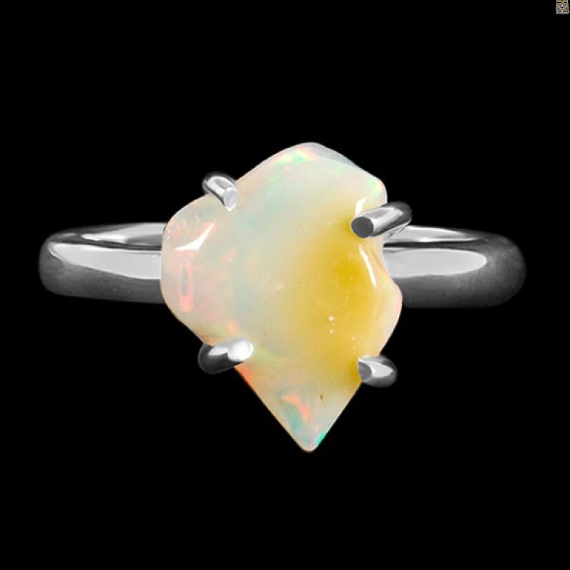 Opal Polished Nugget Ring-R-Size-8 OPL-2-406