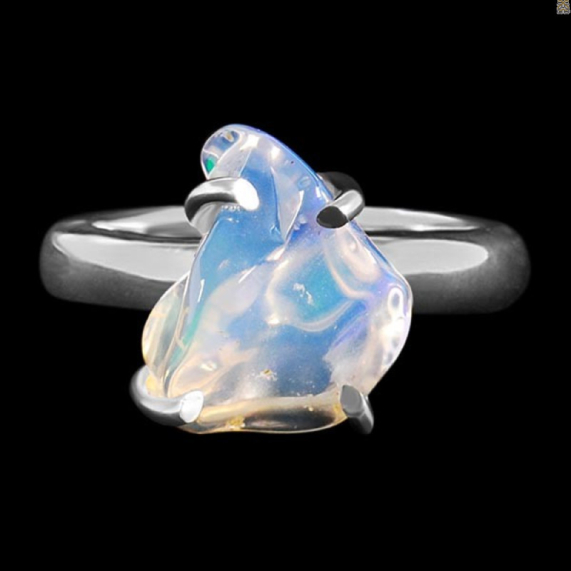 Opal Polished Nugget Ring-R-Size-8 OPL-2-415