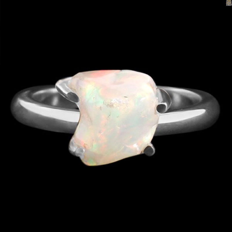 Opal Polished Nugget Ring-R-Size-8 OPL-2-420