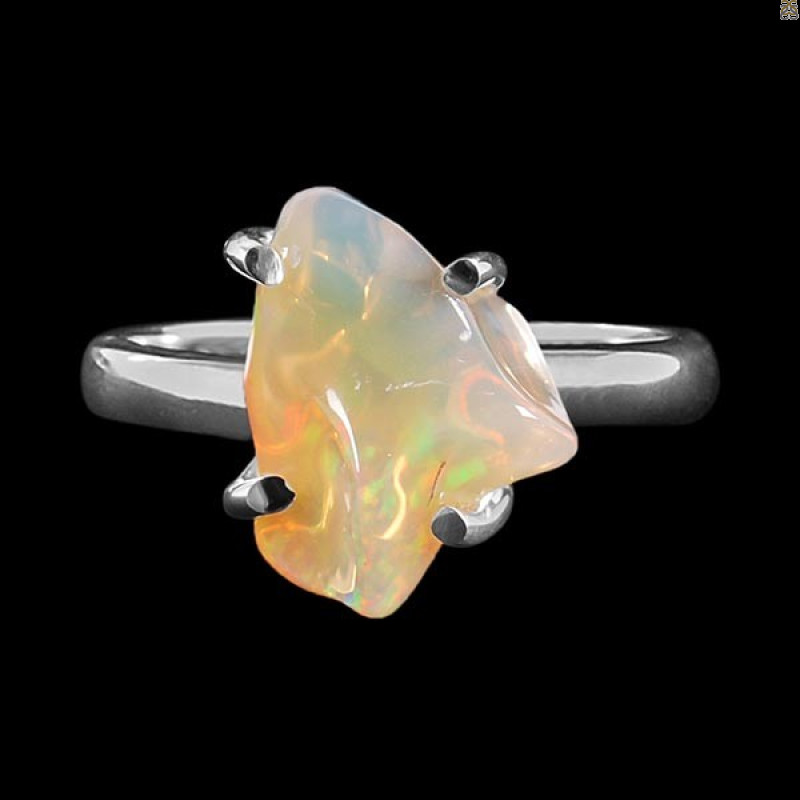 Opal Polished Nugget Ring-R-Size-8 OPL-2-433