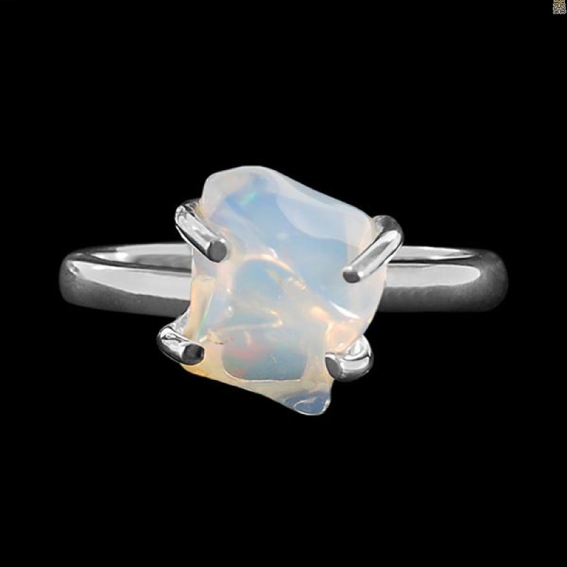 Opal Polished Nugget Ring-R-Size-8 OPL-2-435