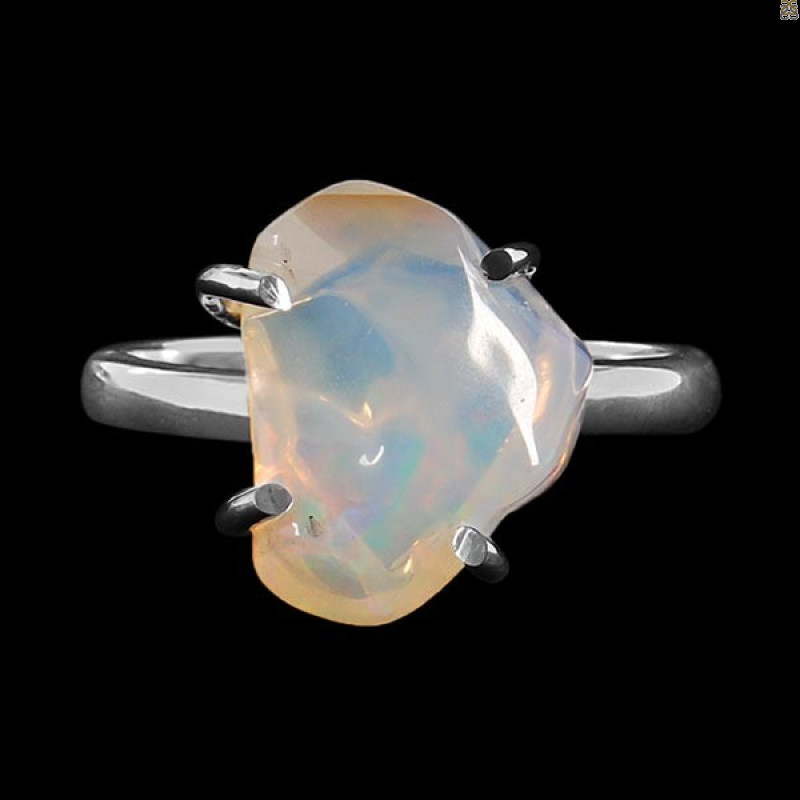 Opal Polished Nugget Ring-R-Size-8 OPL-2-436