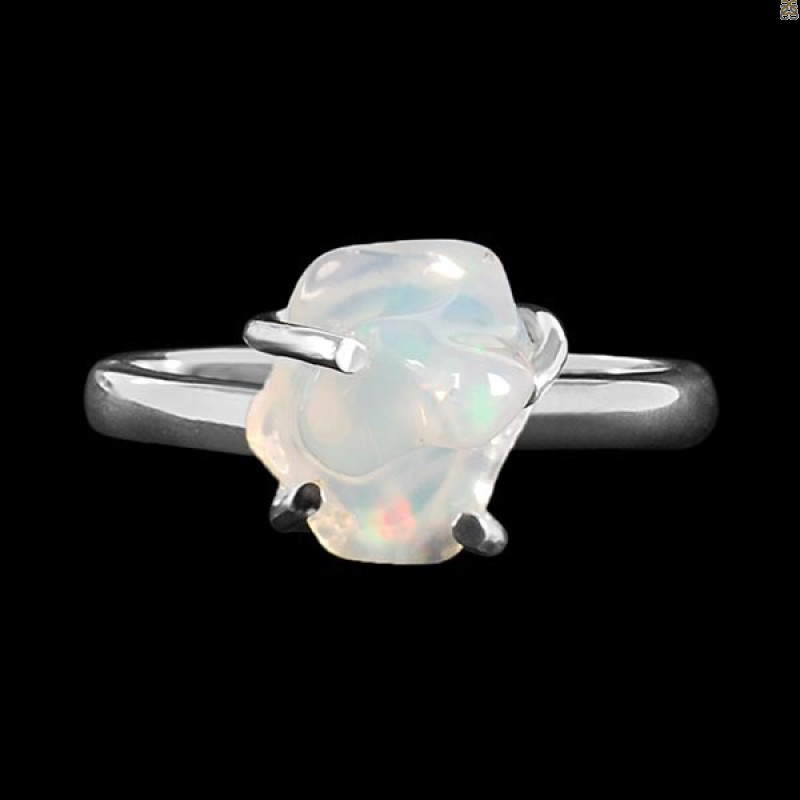 Opal Polished Nugget Ring-R-Size-8 OPL-2-437