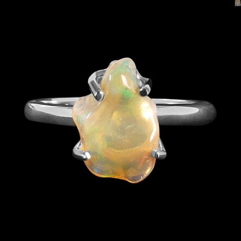 Opal Polished Nugget Ring-R-Size-8 OPL-2-454