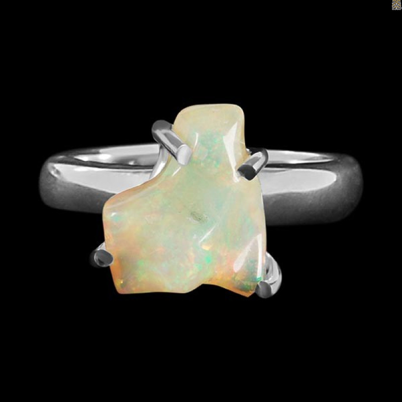 Opal Polished Nugget Ring-R-Size-8 OPL-2-467