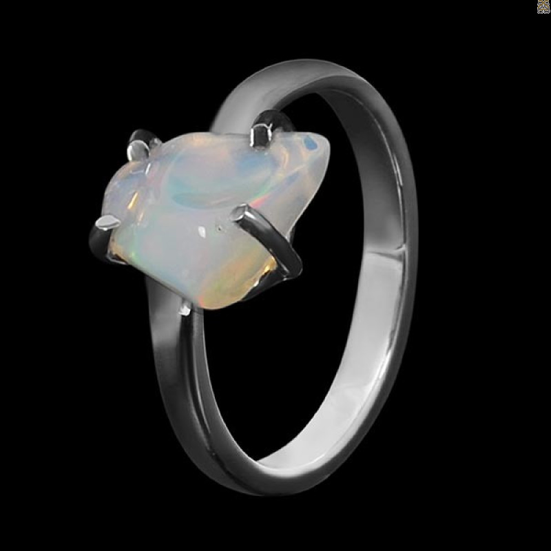 Opal Polished Nugget Ring-R-Size-8 OPL-2-469