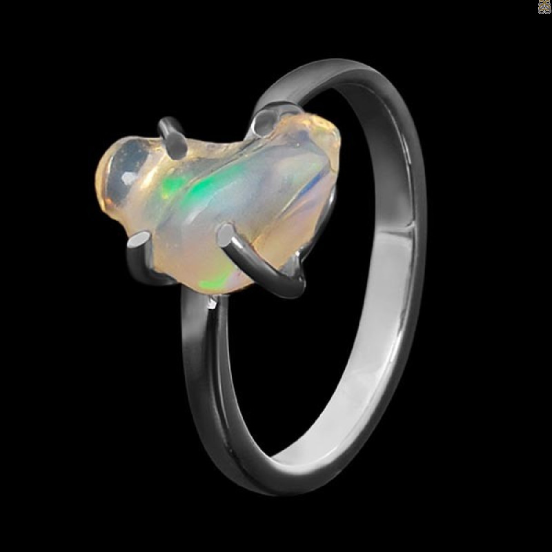 Opal Polished Nugget Ring-R-Size-8 OPL-2-470