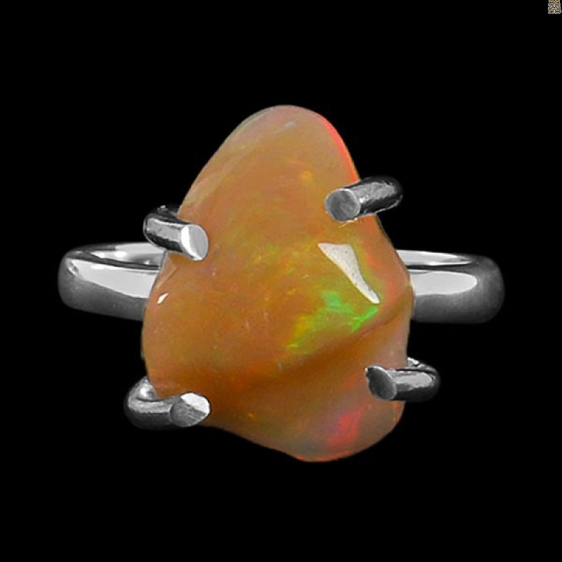 Opal Polished Nugget Ring-R-Size-8 OPL-2-473