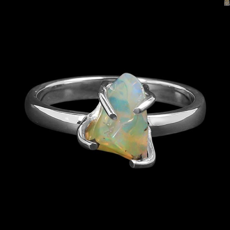 Opal Polished Nugget Ring-R-Size-8 OPL-2-487