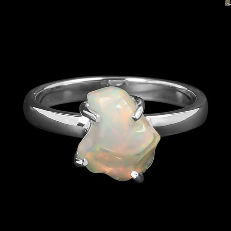 Opal Polished Nugget Ring-R-Size-8 OPL-2-493