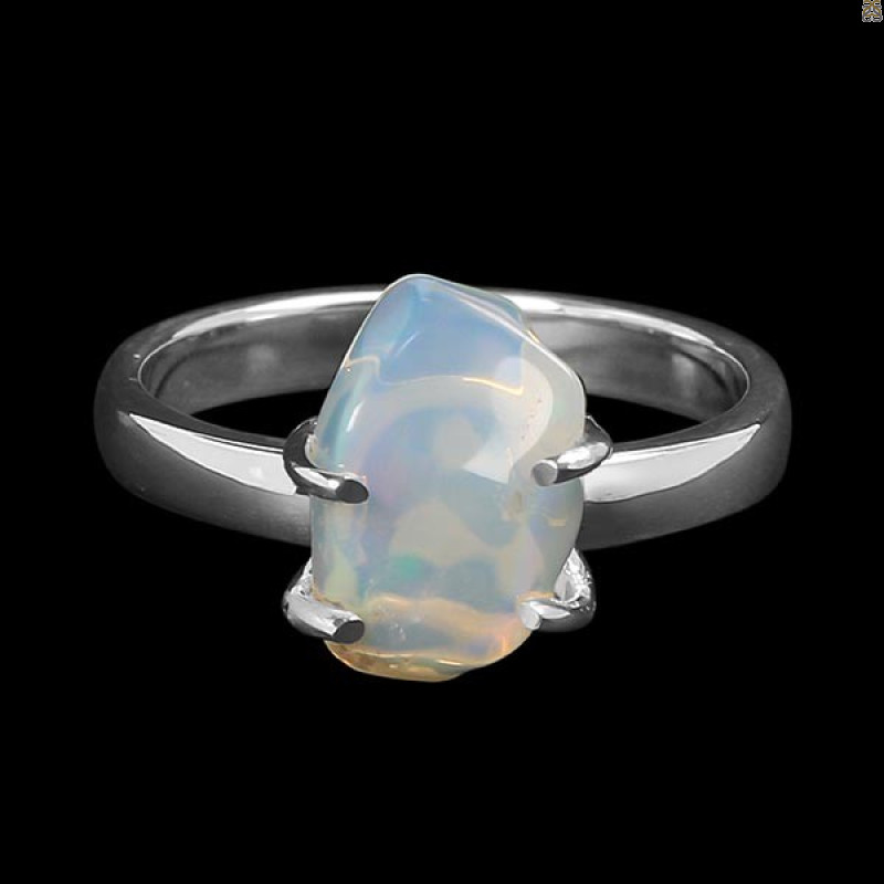 Opal Polished Nugget Ring-R-Size-8 OPL-2-496