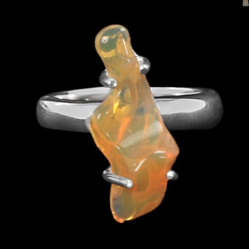 Opal Polished Nugget Ring-R-Size-8 OPL-2-516