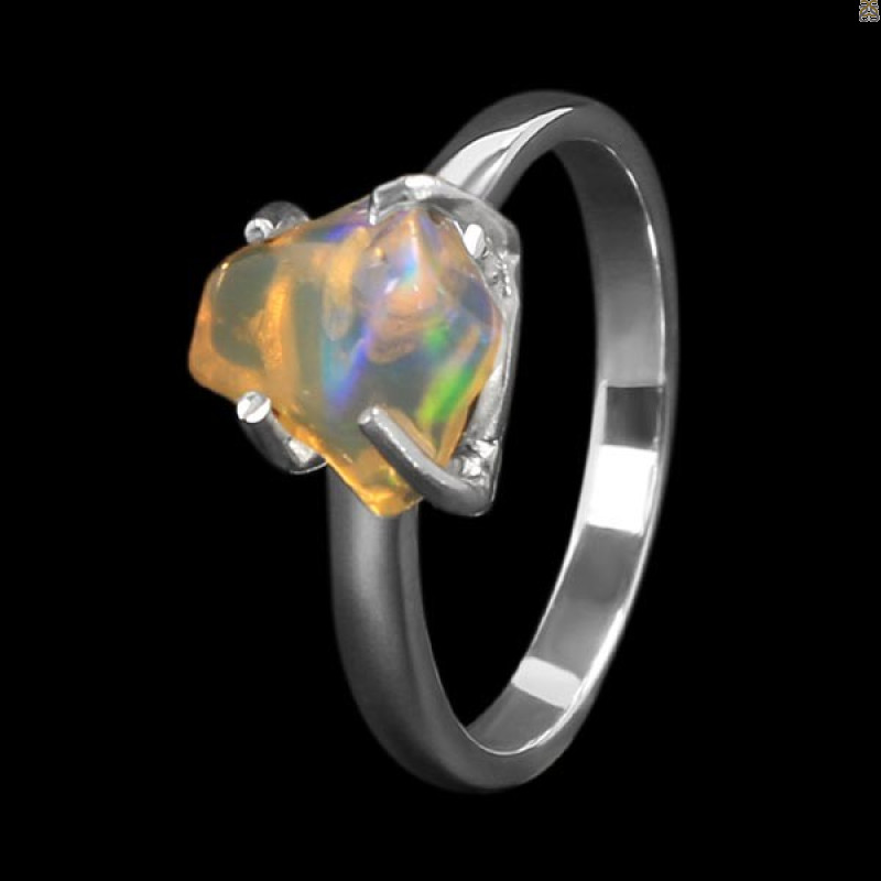 Opal Polished Nugget Ring-R-Size-8 OPL-2-517