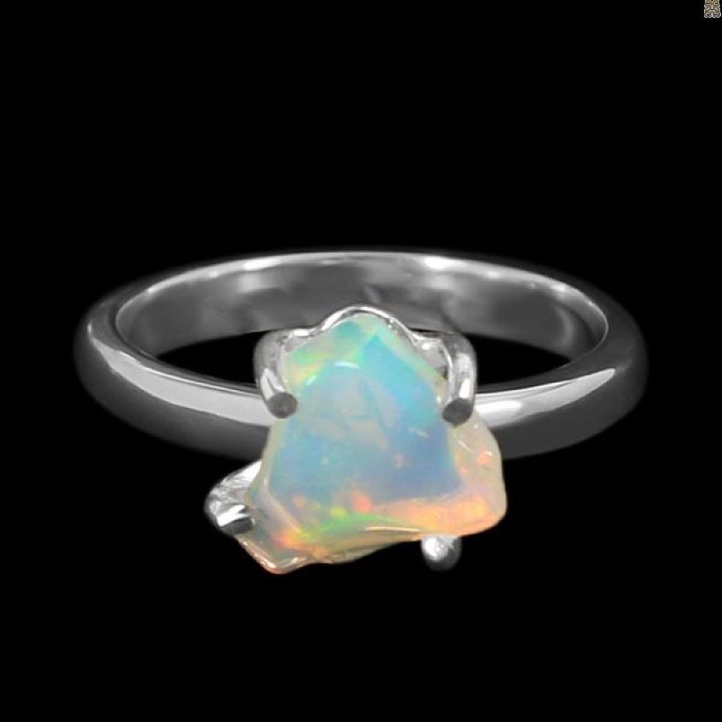 Opal Polished Nugget Ring-R-Size-8 OPL-2-518
