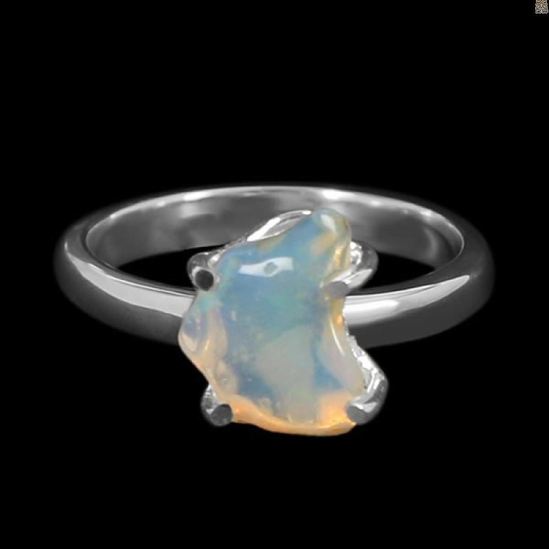 Opal Polished Nugget Ring-R-Size-8 OPL-2-519