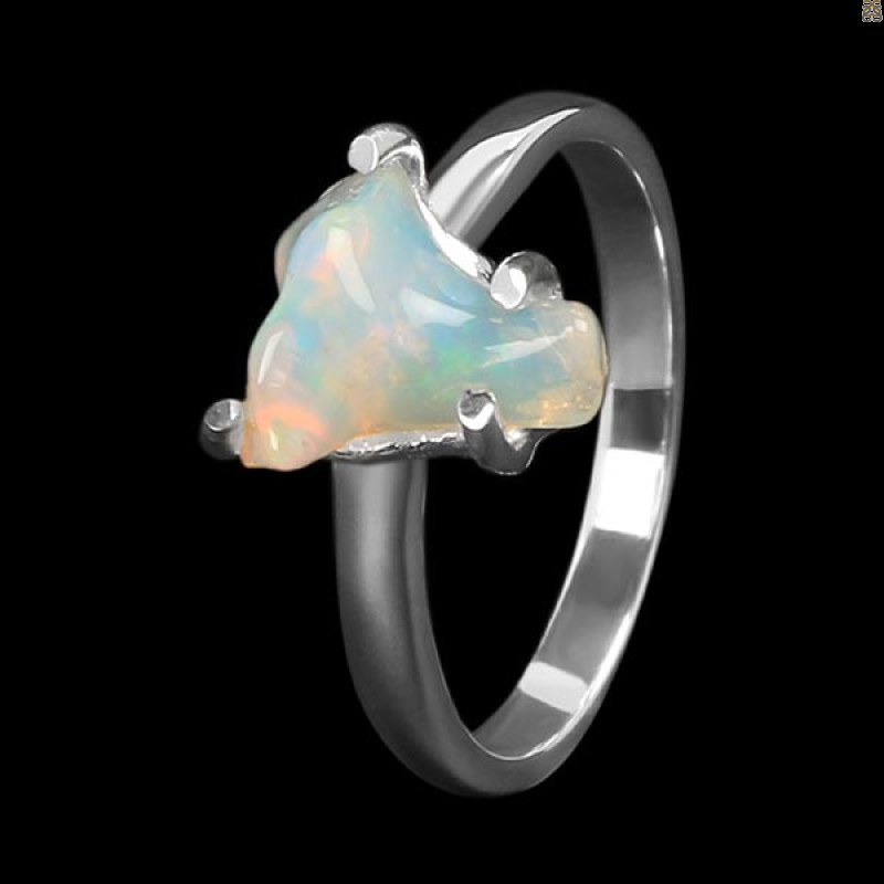 Opal Polished Nugget Ring-R-Size-8 OPL-2-524
