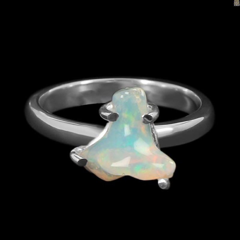 Opal Polished Nugget Ring-R-Size-8 OPL-2-524