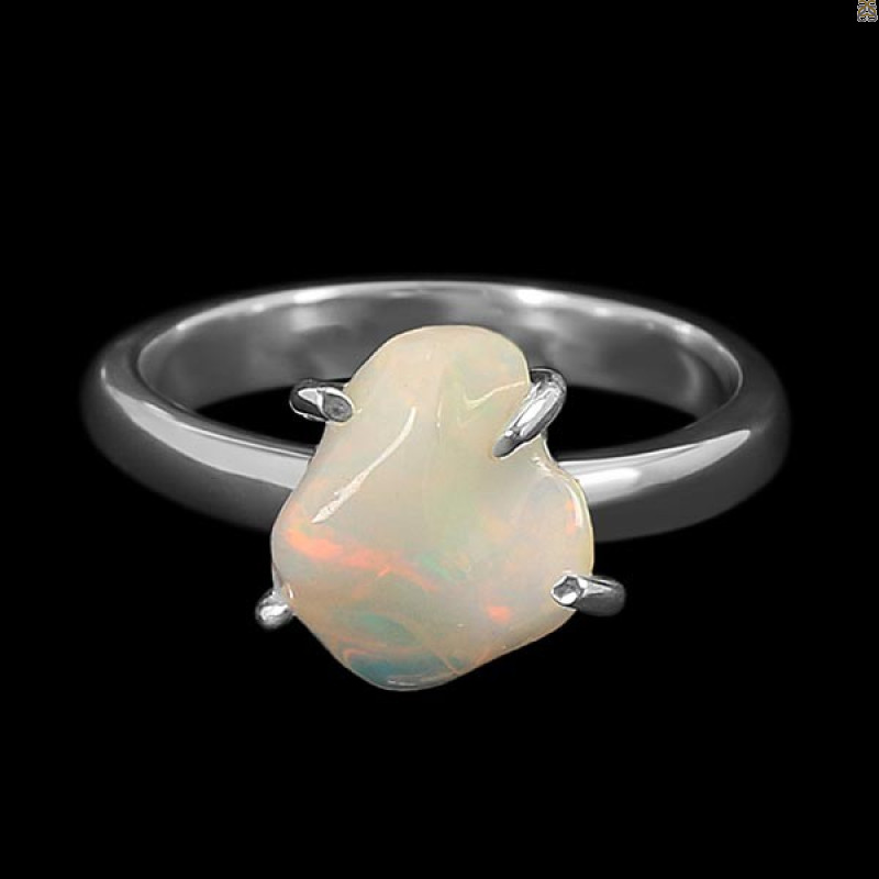 Opal Polished Nugget Ring-R-Size-8 OPL-2-530