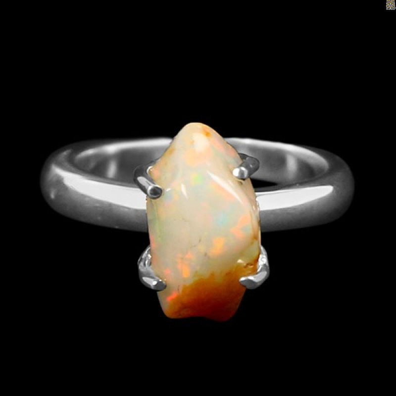 Opal Polished Nugget Ring-R-Size-8 OPL-2-542