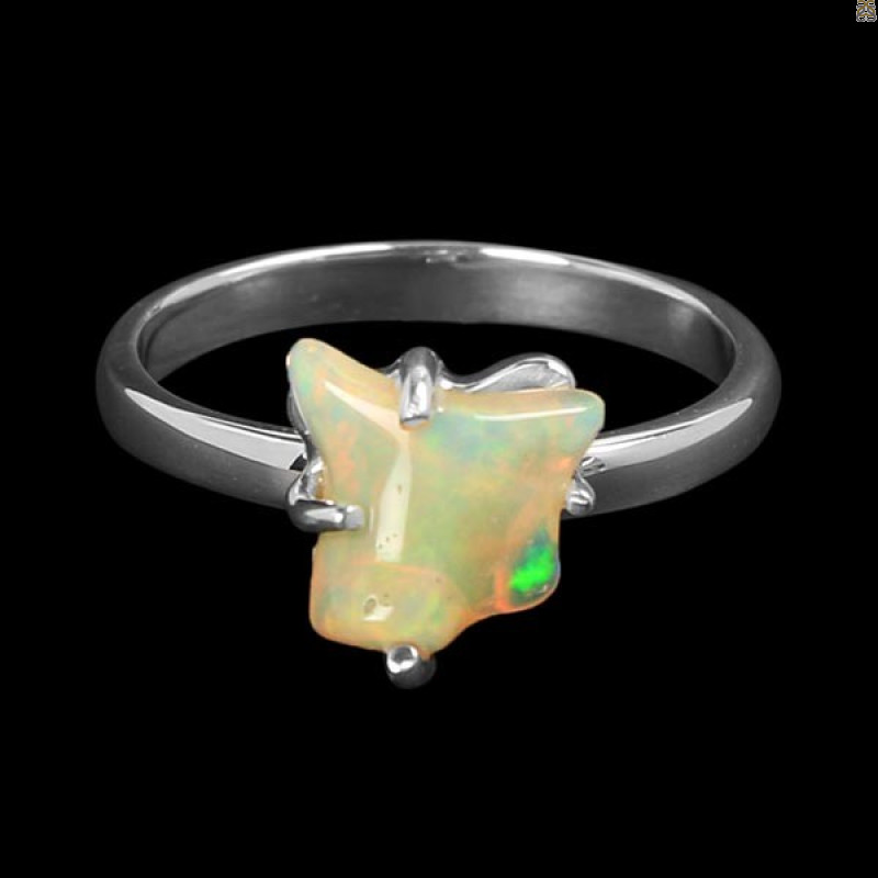 Opal Polished Nugget Ring-R-Size-8 OPL-2-551