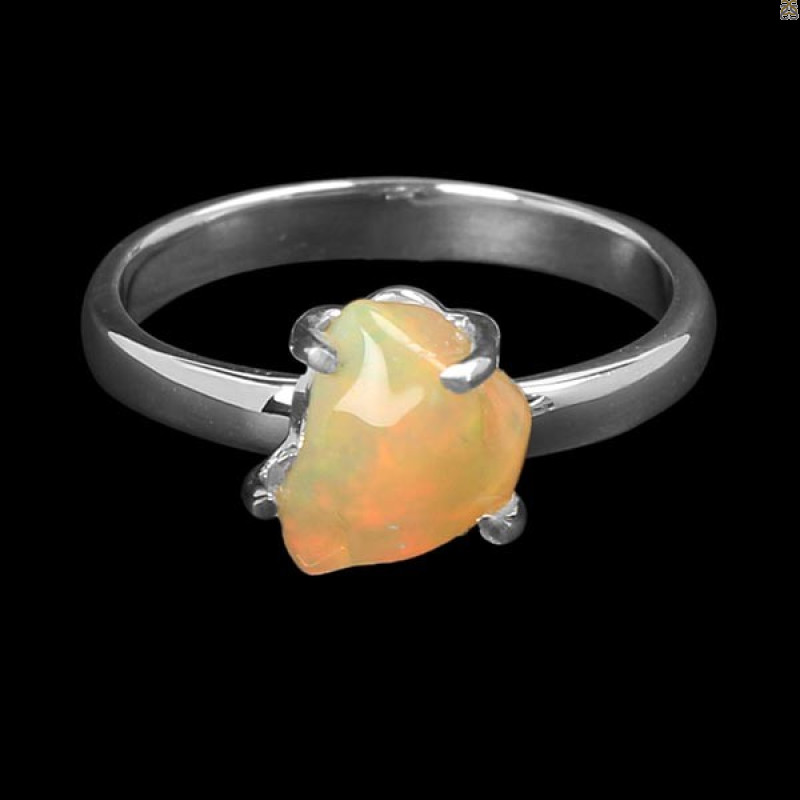 Opal Polished Nugget Ring-R-Size-8 OPL-2-555
