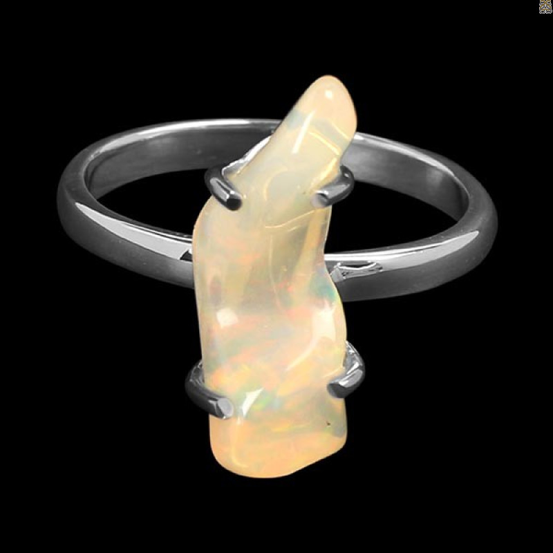 Opal Polished Nugget Ring-R-Size-8 OPL-2-565