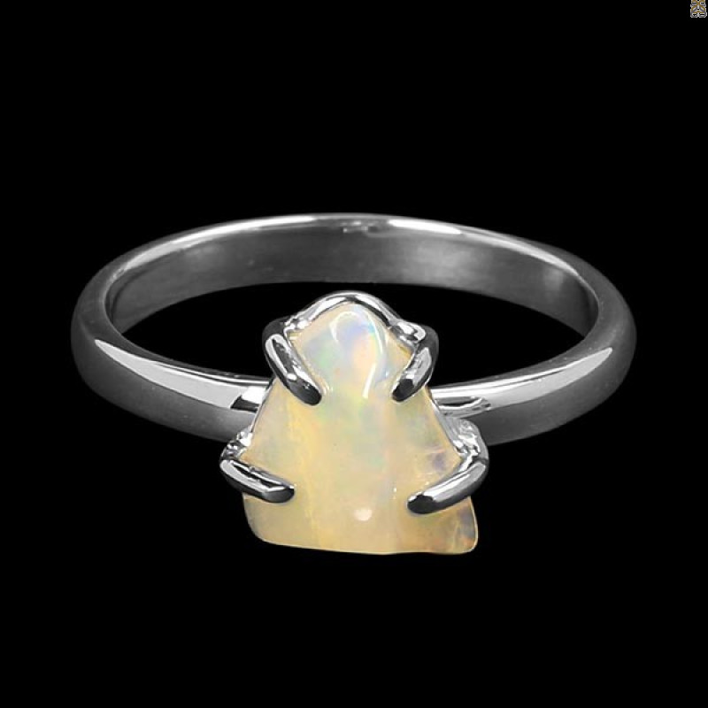 Opal Polished Nugget Ring-R-Size-8 OPL-2-568