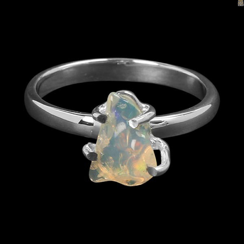 Opal Polished Nugget Ring-R-Size-8 OPL-2-572