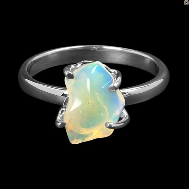 Opal Polished Nugget Ring-R-Size-8 OPL-2-573