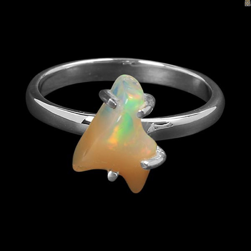 Opal Polished Nugget Ring-R-Size-8 OPL-2-575