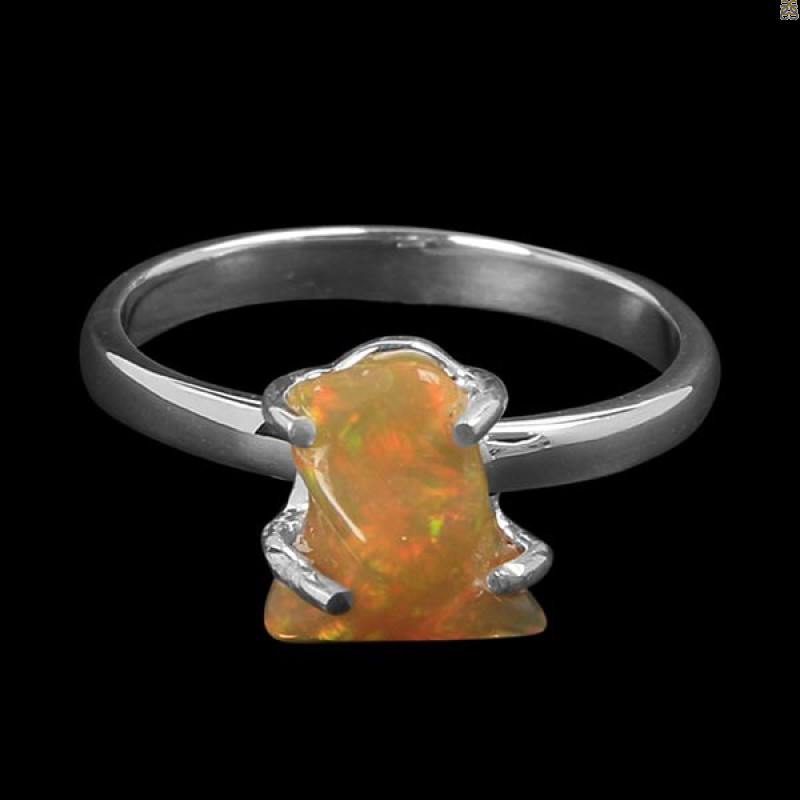 Opal Polished Nugget Ring-R-Size-8 OPL-2-576