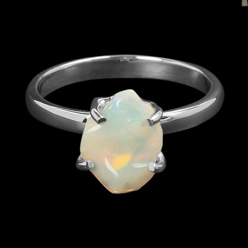 Opal Polished Nugget Ring-R-Size-8 OPL-2-584