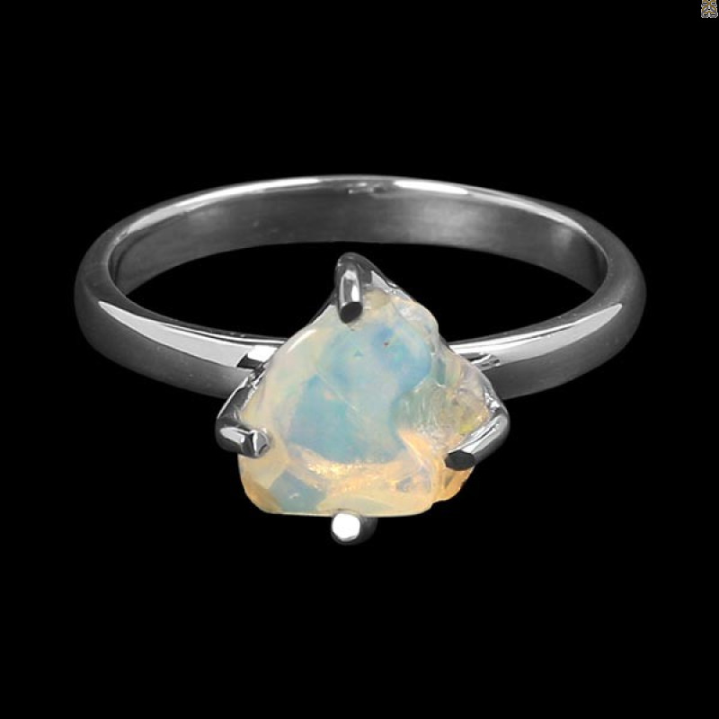 Opal Polished Nugget Ring-R-Size-8 OPL-2-586