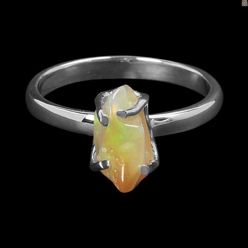 Opal Polished Nugget Ring-R-Size-8 OPL-2-589