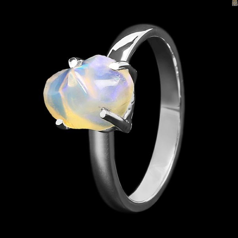 Opal Polished Nugget Ring-R-Size-8 OPL-2-599